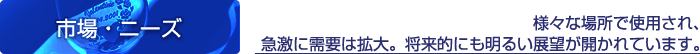 �s��E�j�[�Y�F�l�X�ȏꏊ�Ŏg�p����A�}���Ɏ��v�͊g��B�����I�ɂ����邢�W�]���J����Ă��܂��B